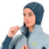 Женская зимняя куртка Karpos Lavaredo winter W jacket серо-голубая с синим